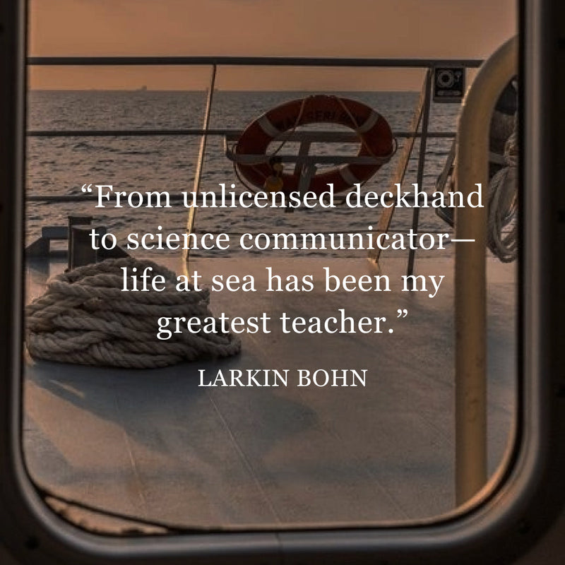 Larkin Bohn: From Deckhand to Science Communicator Aboard Research Vessels | Smoko Podcast